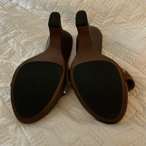 Dr Scholls jubilee wedge leather and soft suede upper NWOT - Picture 6 of 8